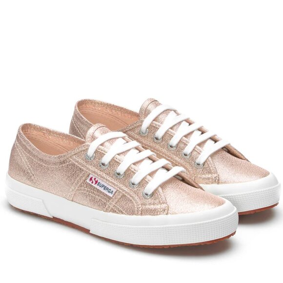 Superga 2750 Lamew Rose Gold Sneakers - Picture 1 of 14